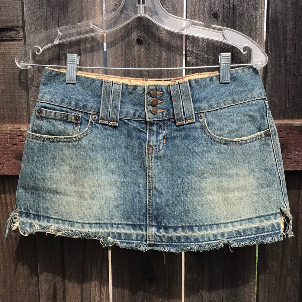 Denim mini skirt by Abercrombie & Fitch